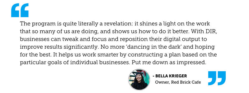 DIR quote from Bella