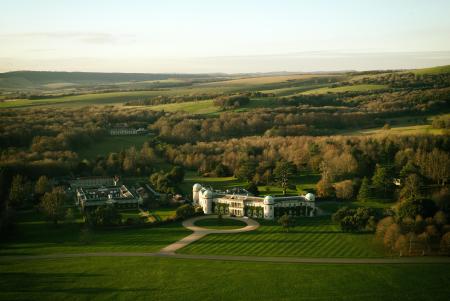 Goodwood House aerial view