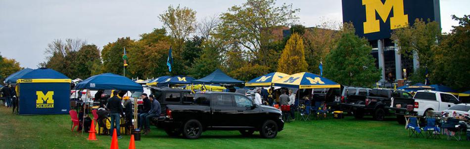 Parking and Tailgating at U-M football game