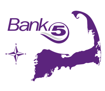 Bank 5 logo with Cape Cod