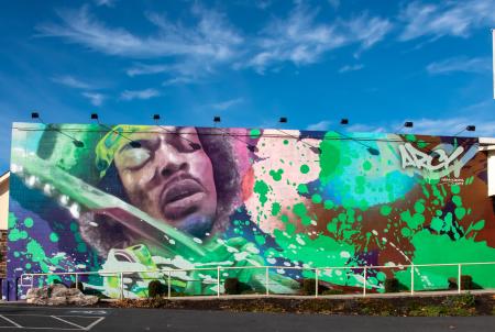Jimi Hendrix Mural