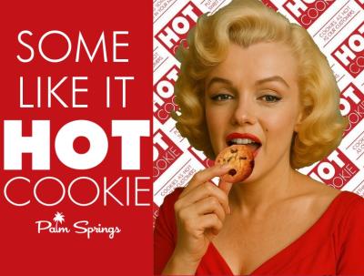 some like it hot, cookie marilyn eating a cookie