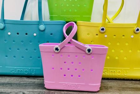 Colorful Totes from Michele's Boutique & Gifts in Brownsburg