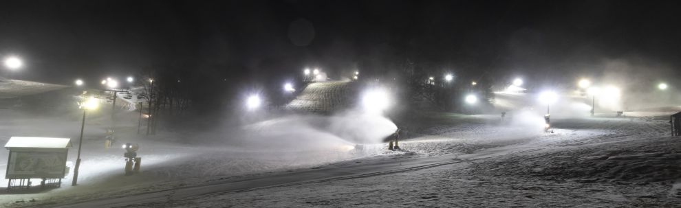 Snowmaking is underway at Hidden Valley Resort in the Laurel Highlands
