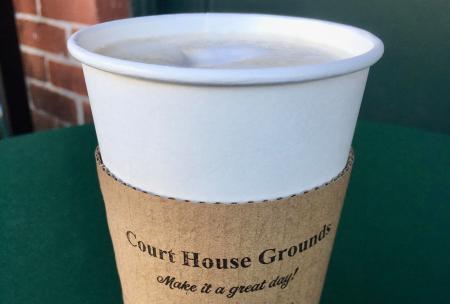 Court House Grounds latte (Photo courtesy of the Court House Grounds Facebook page)