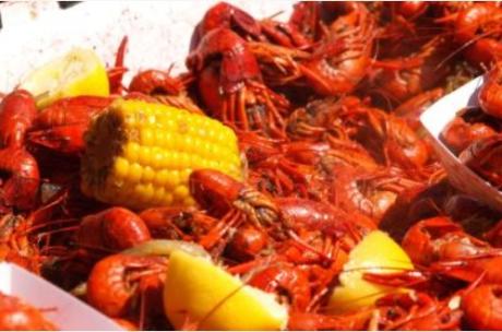 All you can eat crawfish cookoff