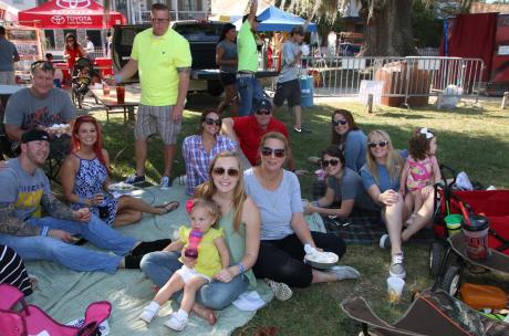 Families at The Wooden Boat Festival in Madisonville