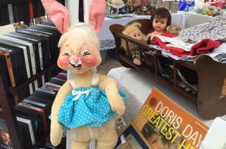 Antiques fairs on the Northshore - vintage rabbit doll