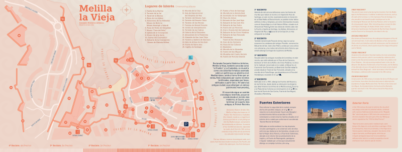 Mapa de Melilla La Vieja