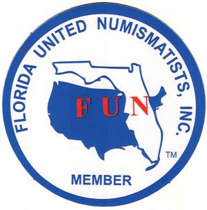 Florida United Numismatists logo