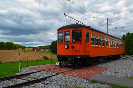 Trolley from the New York Museum of Transportation