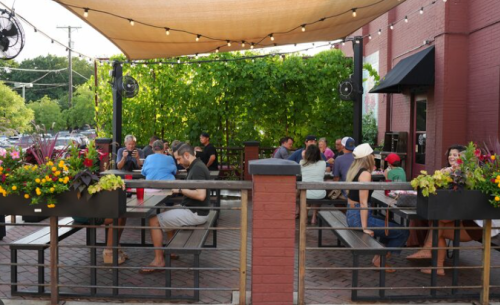 Cadillac Pizza Pub Patio
