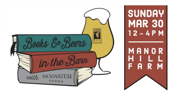 Books & Beer in the Barn at Manor Hill Brewing