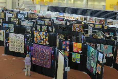 Quilts on display at Rochester's Quilt Fest