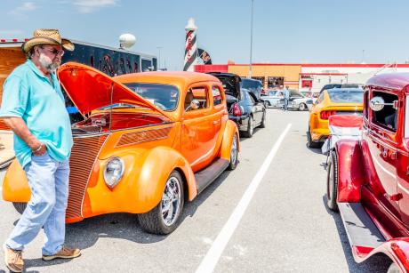 A car show at the Kenly 95 Truckstop, Kenly, NC.