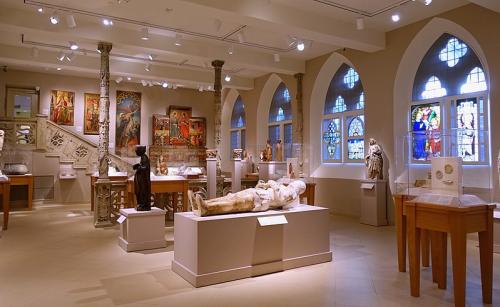 A view of mummies in the princeton university art museum