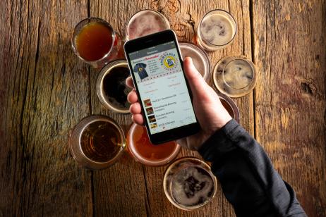 The Beer City Brewsader Passport mobile app