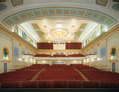 Stage view of the Strand Theater