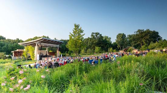 Concert at the Schnieder stage at the Green Bay Botanical Garden