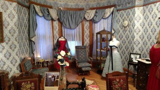 Exhibit inside the Ivinson Mansion