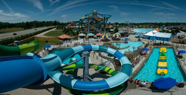 Otter Banks water park at Zoombezi Bay, part of the Columbus Zoo and Aquarium