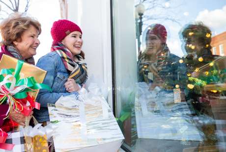 Christmas Window Shopping