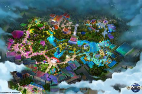Rendering of Universal Kids Resort