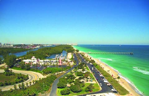 Dania Beach Aerial View