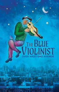 The Blue Violinist Over West End Avenue