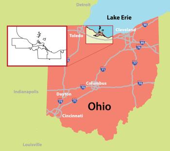 Ohio map