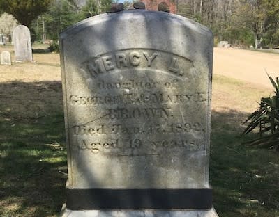Mercy Brown Gravestone