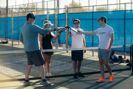 Starting Pickleball Game