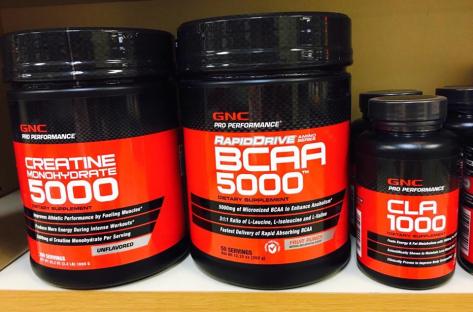 BCAA, creatine, and CLA