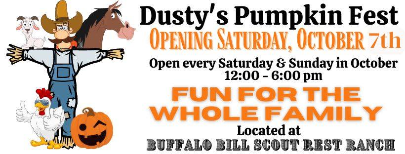 Dusty's Pumpkin Fest at the Cody's 2023 Hours