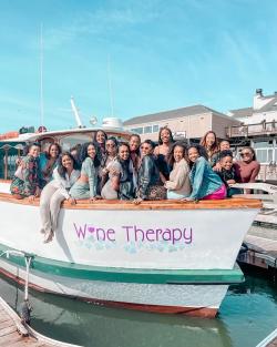 Book Club at Wine Tasting on the Bay