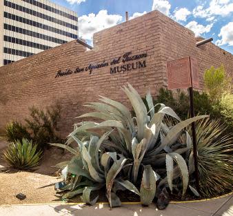 Presidio San Agustín del Tucson Museum outside street level