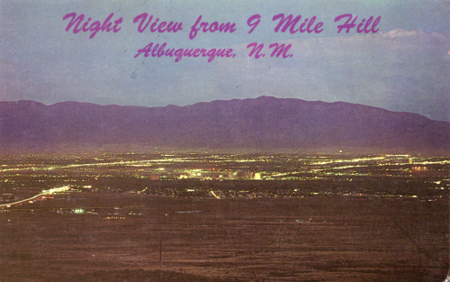Nine Mile Hill Postcard (c. 1950)
