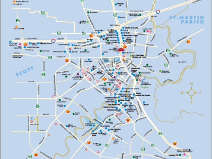 Where Is Lafayette La On The Map Map & Directions | Lafayette, LA Trip Planner