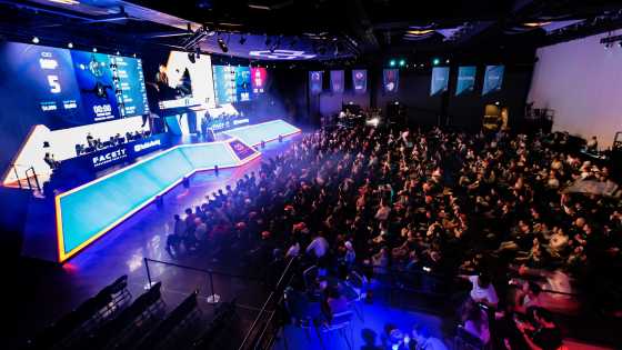 Esports Stadium Arlington Crowd Aerial