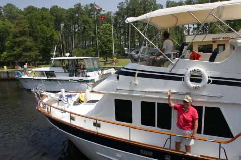 Boats on Atlantic Intracoastal Waterway