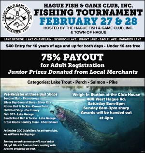 Hague Annual Winter Fishing Tournament To Be Held February 27th & 28th