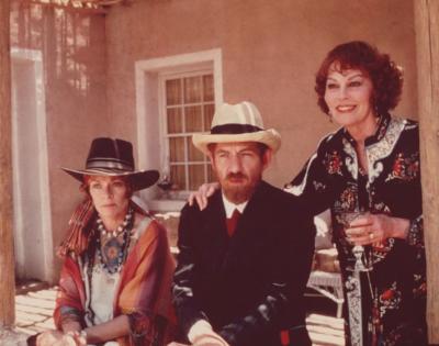 Janet Suzman, Ian McKellen, and Ava Gardner in a still from The Priest of Love.