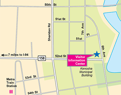 Downtown Visitor Information Center-Main Office map