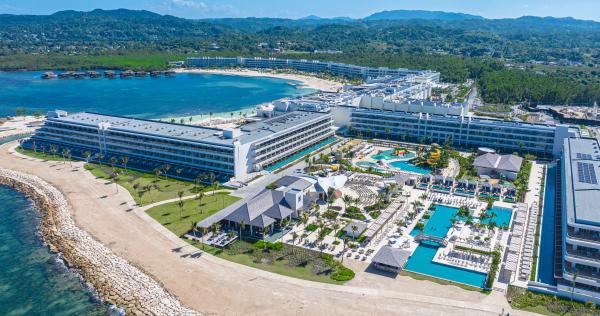 Aerial view of the Princess Grand Jamaica All-Inclusive Resort in Negril, Jamaica