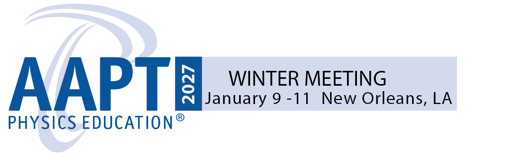 AAPT 2027 Winter Meeting Logo