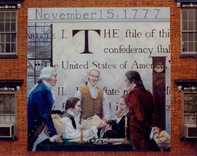 Articles of Confederation mural