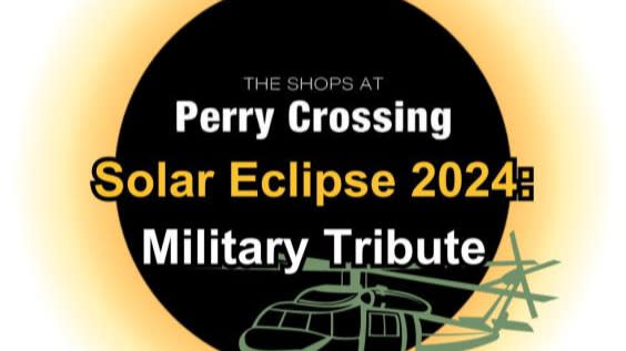 Solar Eclipse 2024: Military Tribute at The Shops at Perry Crossing
