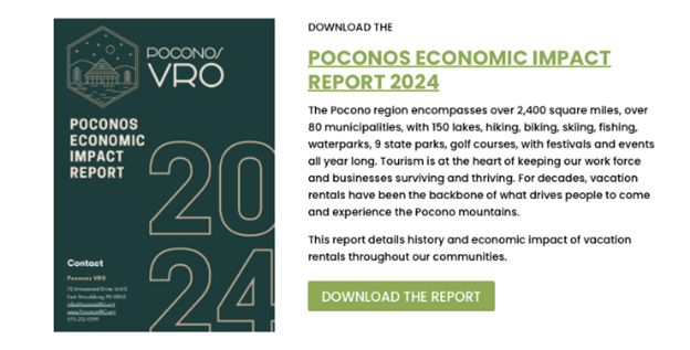Poconos Economic Impact Report screenshot