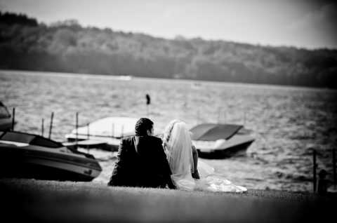 Lakeside wedding