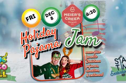 Holiday Pajama Jam Music Bingo